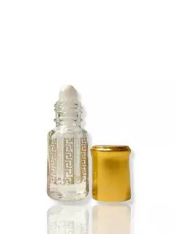 20x 3ml leere Glas Flasche Flakon Achteck für Attar/Misk RollOn